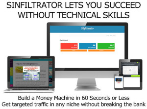 Sinfiltrator Software LIFETIME ACCESS Unlimited License!